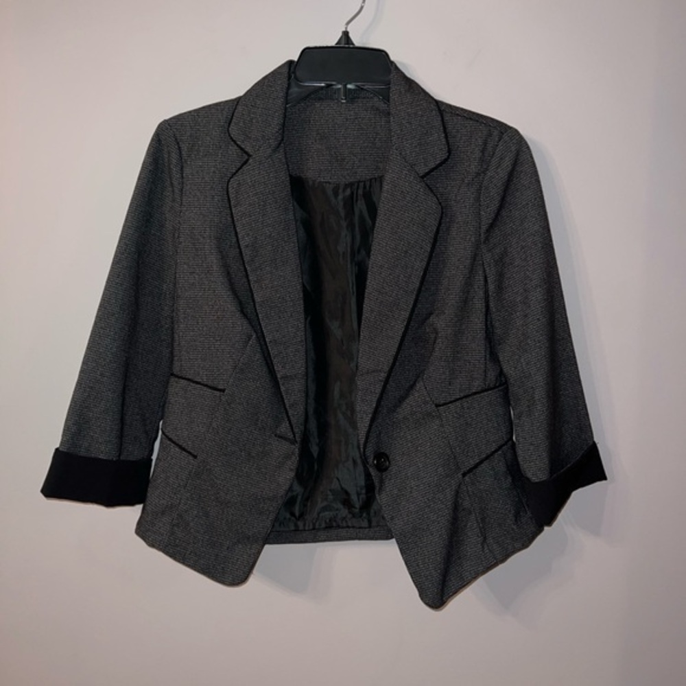 Gray blazer, size small